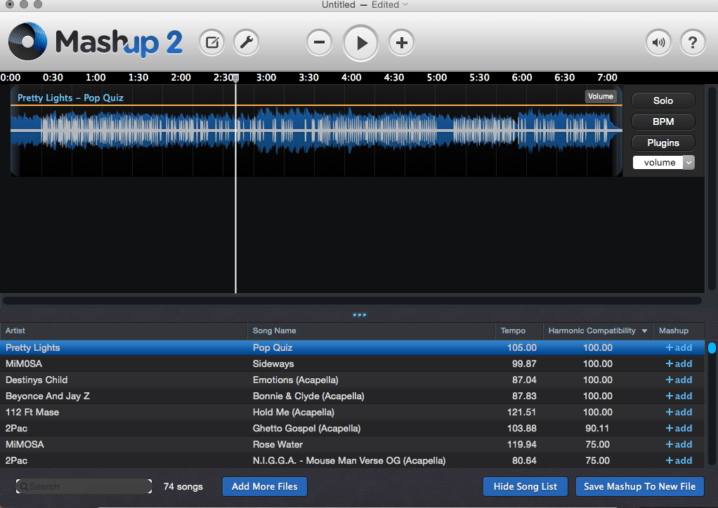 2 song mashup software free download